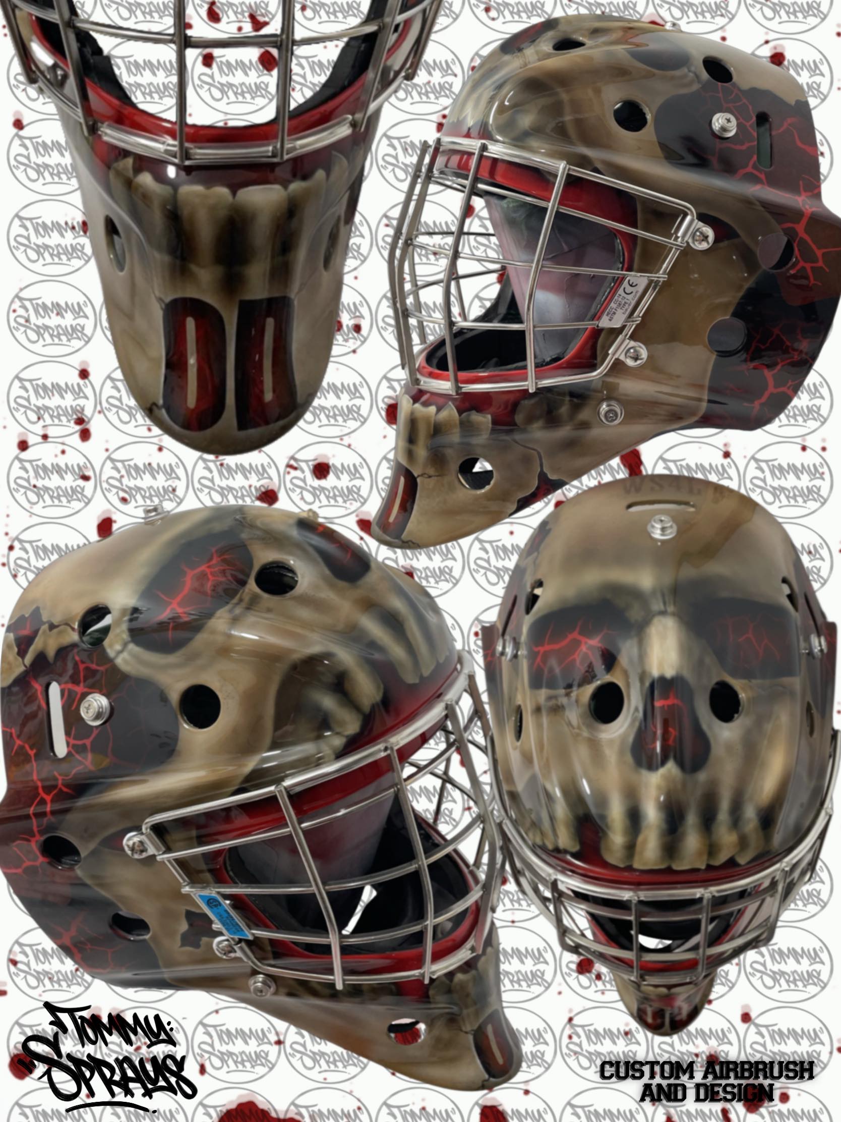 Custom Goalie Mask Art